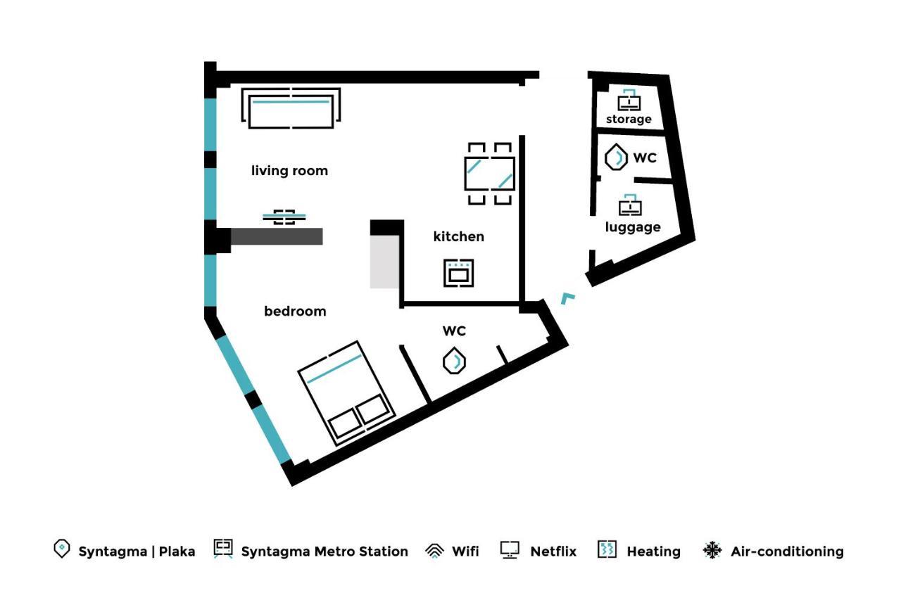 Luxury Apartments In Plaka By Upstreet 아테네 객실 사진